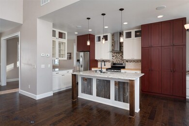 Lots of counter space and storage in this open kit