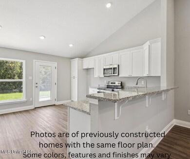 Photos are of previously constructed hom