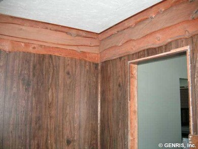 Exterior Front rustic wood custom trim in dining r