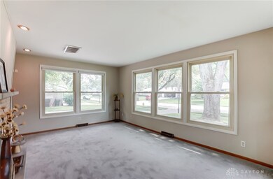 Plenty of sunlight from large windows.