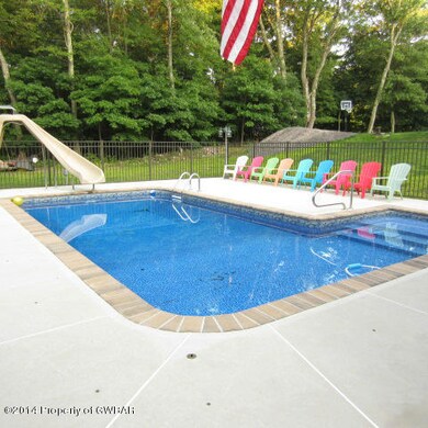 Inground Pool with Slide