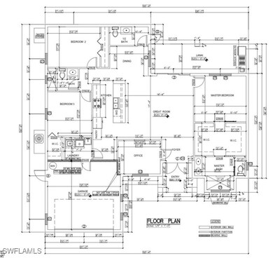 View of floor plan / room layout