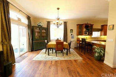 Spacious Dining Room with view of backyard