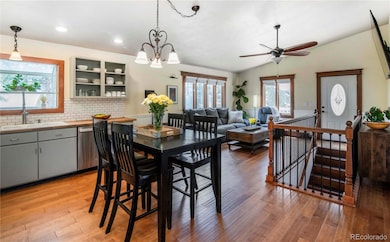 Eat-In Kitchen with Vaulted Ceilings