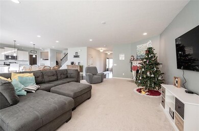 GREAT ROOM WITH GAS FIREPLACE