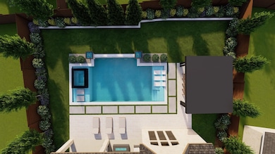 Imagine the space you can create in the oversized backyard! It has room for a pool, outdoor kitchen, gazebo, and more. The sky is the limit! *This photo has been virtually rendered to show the properties potential