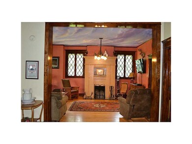 Living Room. Soaring ceilings, beautiful maple flo