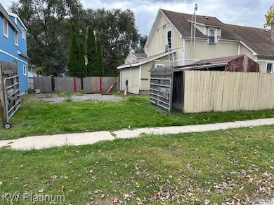 View of home's exterior featuring a fenced backyard