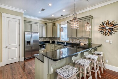 Kitchen Island with Breakfast Bar