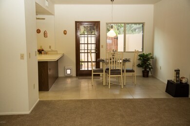 Dining area off kitchen