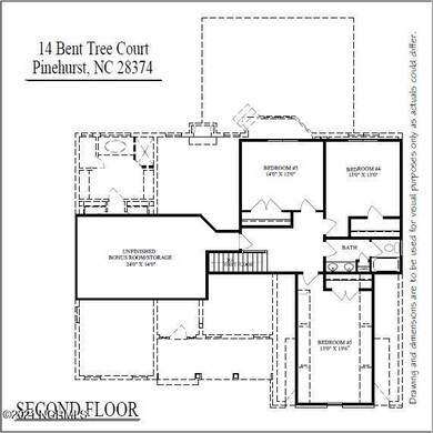 Floor plan, upstairs