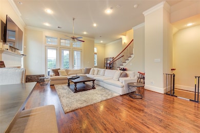 2nd Floor - This open floor plan living area recei