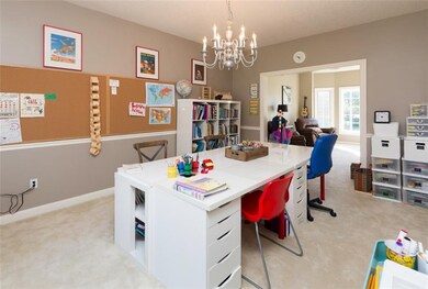 Formal dining room, used as a school room in this 