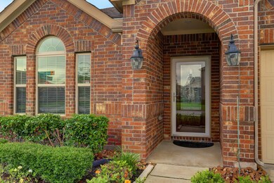Covered porch with safety screen door