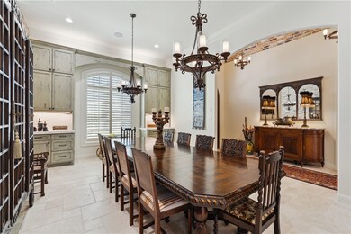 Two custom-designed, faux-finish, floor-to-ceiling