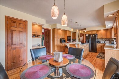 A true eat in kitchen! Room for a large table and 