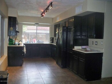 Kitchen with Dark Cabinets