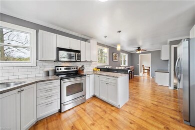 Graciously appointed custom designed kitchen with 