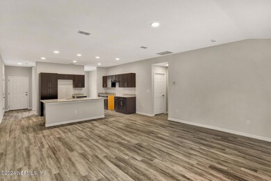 Kitchen Overlooking Living Area
