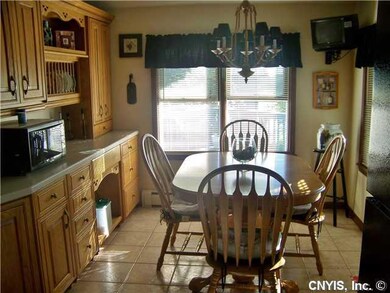 Kitchen. Breakfast knook with custom made cabinets