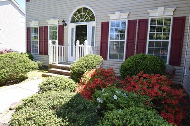 Beautiful landscaping gives this home wonderful curb appeal.