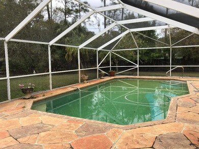 Screened pool