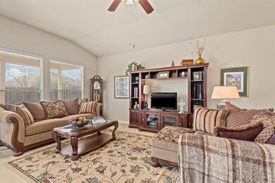 The high ceilings and large living area offer a spaciousness that can't be found in most homes this size.  This floorplan has been well thought out.  The living room offers an ideal view to the backyard and the large, covered patio.