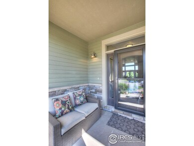 Front porch sitting space