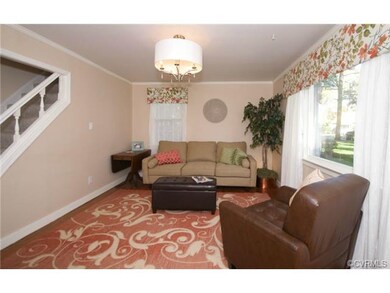 Another view of the living room with lots of natur