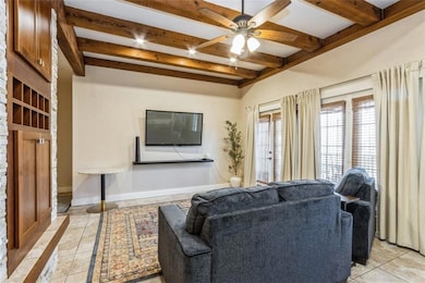Living Room with tiled flooring throughout