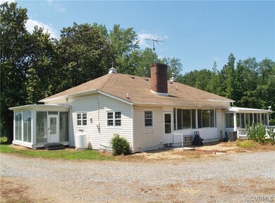 Left Rear View - Side Porch
