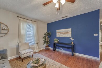 Living room, west wall.