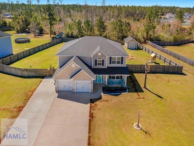 Large lot with privacy fenced backyard