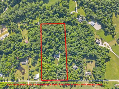 Aerial view of property