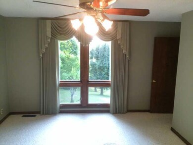 Master bedroom has a full bath and walk-in closet.