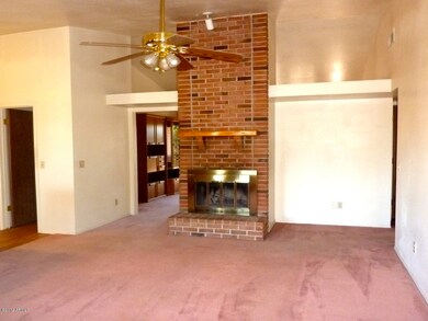 Brick Fireplace