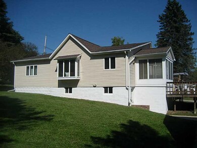 Nice yard, slightly sloping to keep the water away