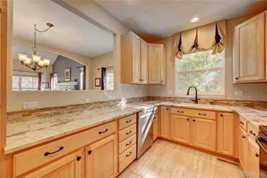 Kitchen updates also include travertine backsplash