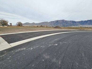 View of asphalt road featuring a mountain view