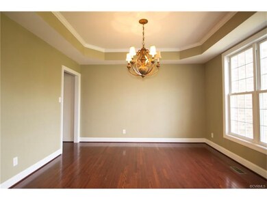 Formal dining room, tray ceiling