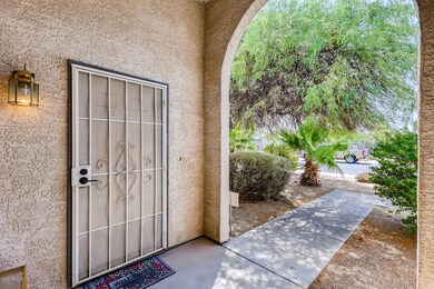 from entry way front door looking out