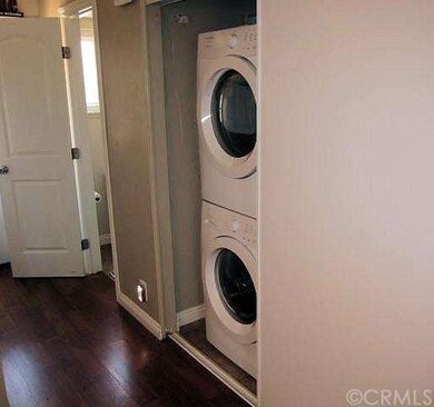 Inside Laundry Service Area and Storage Space