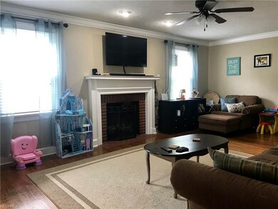 Gas log fireplace ...