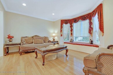 ** Hardwood Floors in Living Room **