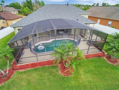FANTASTIC SCREENED POOL WITH ADDITIONAL OPEN PATIO