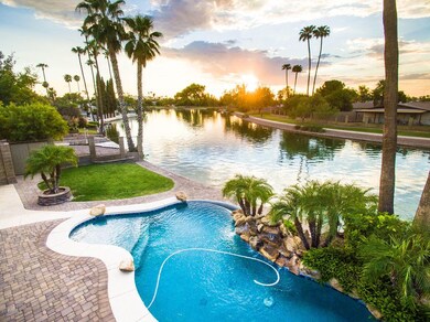 pool and lake