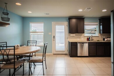 Kitchen featuring dishwasher, a sink, healthy amo