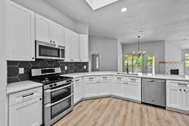Beautiful kitchen open to living room