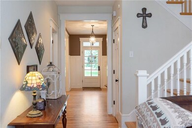 First floor hallway looking toward the front door.