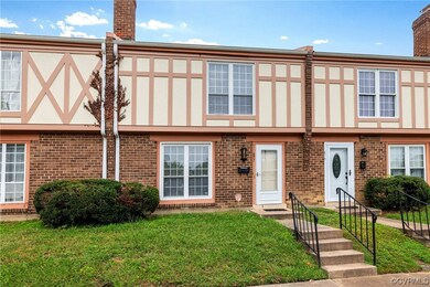 View of front of property with the front lawn